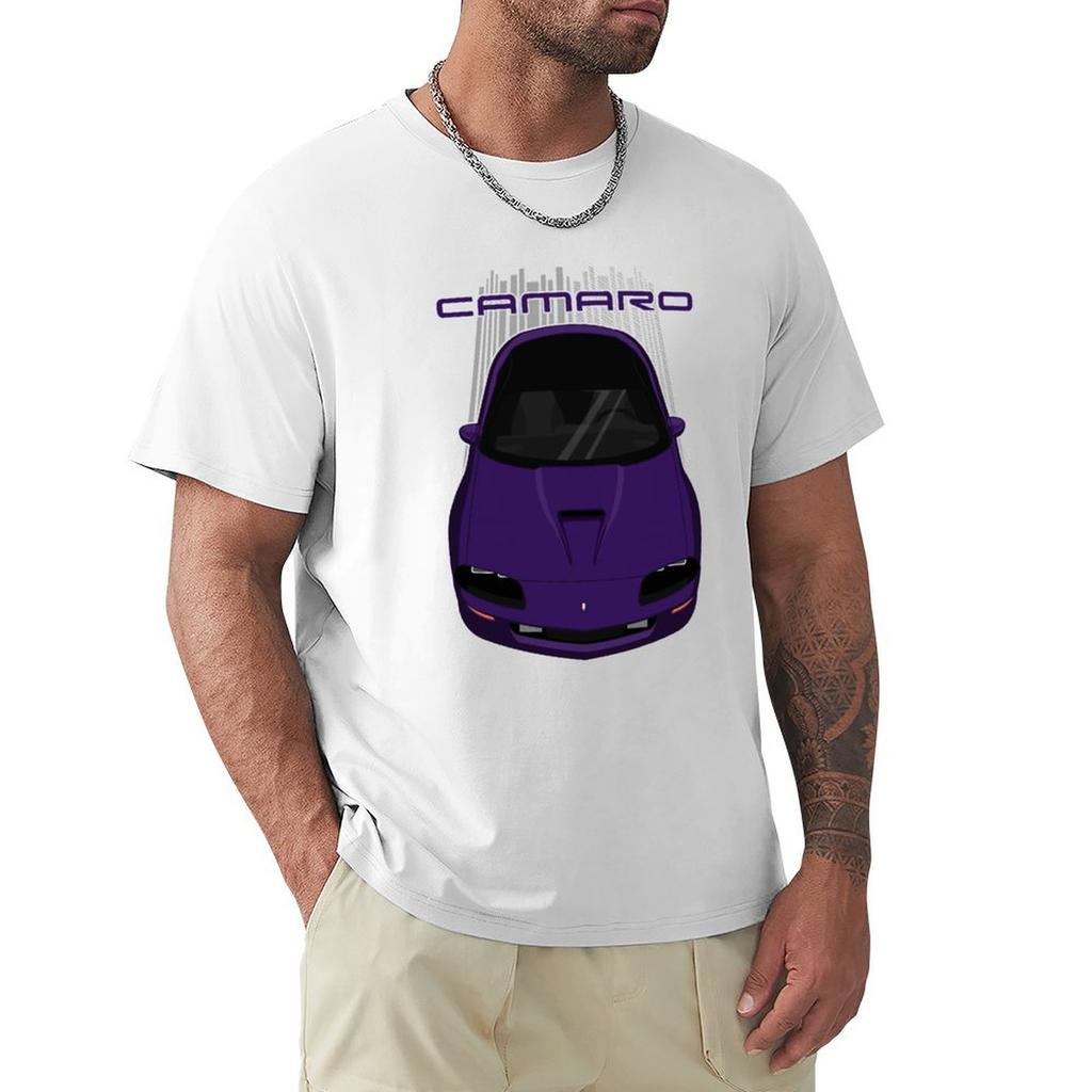 Camaro 4th 19931997 Purple Tshirt Large Size Short Sleeve Tshirt