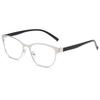 Retro Metal Cat Eye Reading Glasses Women Blue Light Blocking Presbyopia Eyeglasses with Diopter +1.0 1.5 2.0 2.5 3.0 3.5.4.0