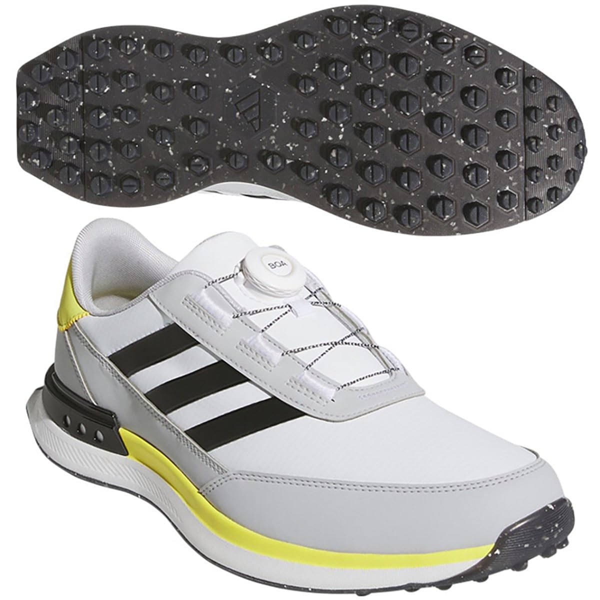 

Golf Shoes S2G SL Boa 24 Footwear Sulfur cm 3E [Adidas Golf] Men s White/Core Black/Pure 27.0