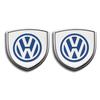 1/2Pcs Car Metal Badge Sticker Decoration Decal Emblem For Volkswagen Golf 7 5 4 6 Passat B6 Mk4 VW Mk7 Tiguan Gol R Accessories zw4