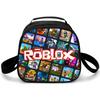 Lunch Bag Primary School Picnic Bag Round Ice Pack Rob Ross Printed Shoulder Portable Cartoon Meal Bag