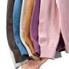 Autumn New Knitwear Round Neck Loose and Lazy Style Plus Size Mohair Pure Color Long Sleeves Pullover Women