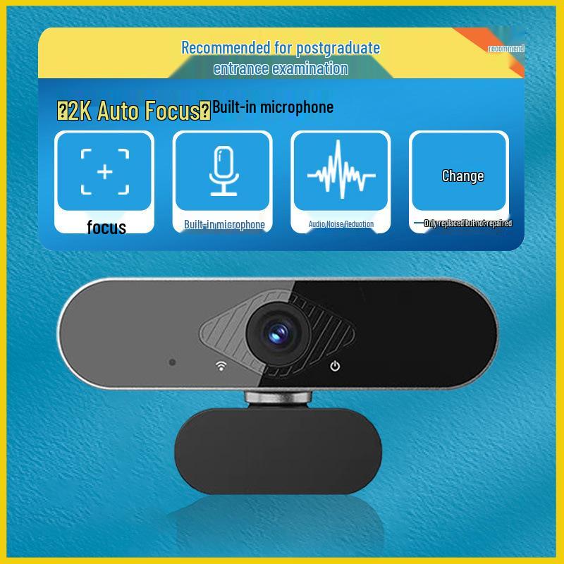 HD Webcam for Online Classes, Exams, Streaming, or Home Use on Desktop & Laptop