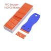 Plastic Cleaning Scraper for Glue and Stain Removal - Small Shovel Tool for Car Film and Household Cleaning