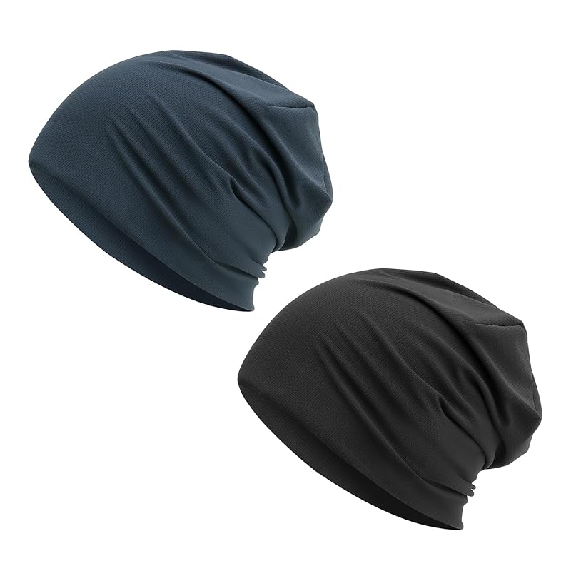 

[Duoyeree] knit hat For spring, summer, and autumn [cooling material/sweat-absorbing and quick-drying] Thin breathable I can t get stuffy medical hat