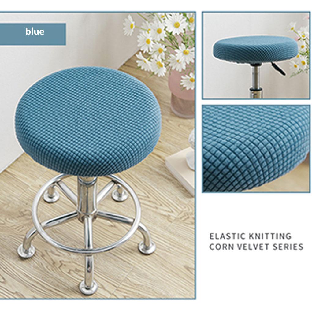 Runde Hockerabdeckung, die Langlebigkeit und lebendige Farben gewährleistet Kissenbezug waschbare Barhockerbezüge