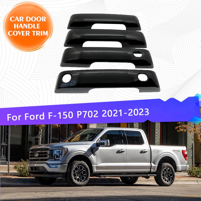 

Для Ford F-Series F-150 F150 F150 Lightning SuperCrew Lobo P702 2022 2023 хромированная крышка дверной ручки автомобиля, накладка автомобиля