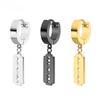 Punk Razor Blade Pendant Drop Earrings Women Men Unisex Jewelry Punk Dangle Earrings Rock Party Jewelry Gifts