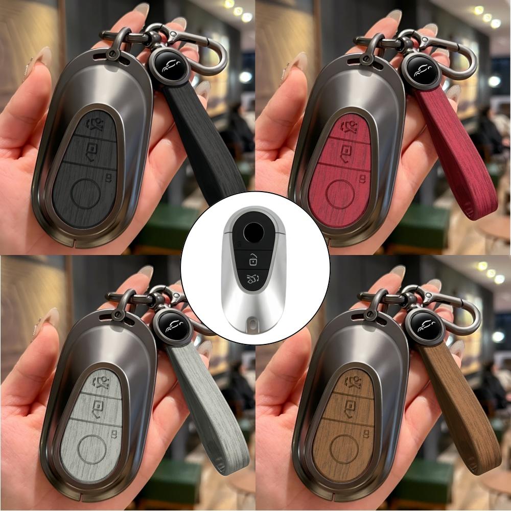 Auto Key Fob Cover Case Keyless Fit For Mercedes Benz C S Class W206 W223 S350 C260 C300 S400 S450 S500 Key Fob Protector Housing Remote
