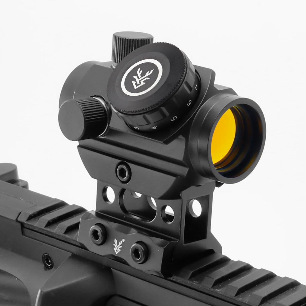 SWAMP DEER H2 T-1 Type Red Dot Sight, 20mm Rail Compatible, Airsoft Sight with High Mount, for M1K