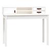 VidaXL Bureau Blanc 110x50x93 cm Bois massif de pin 823530