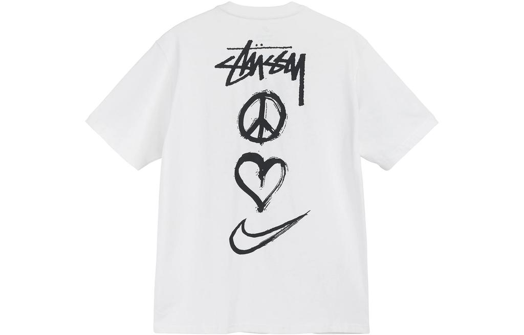 Nike X Stussy Peace Love Swoosh T-Shirt Asiatische Größe DM4943-121
