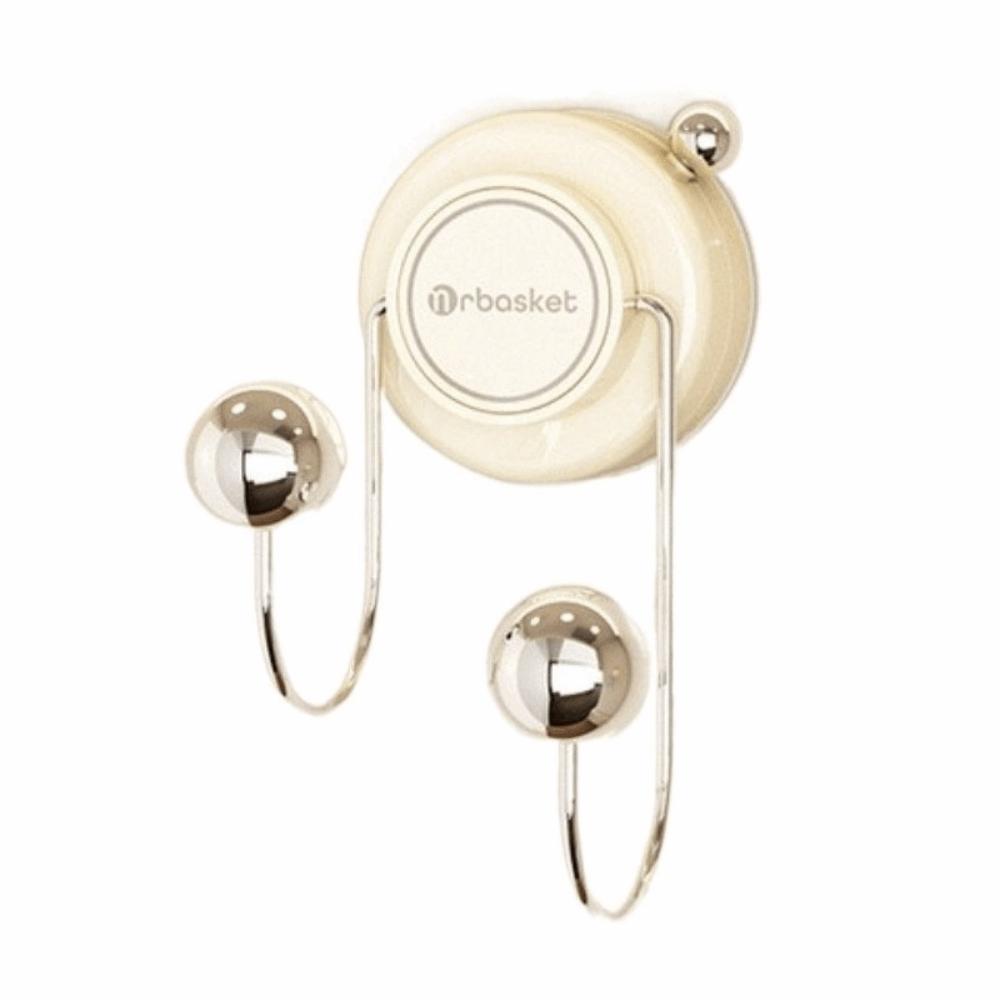 

Wall Hanging Suction Cup Hooks No-punch Clothes Storage Rack Multi-Purpose Coat Hanger Kitchen жёлтый