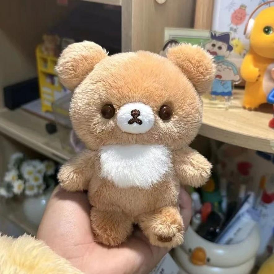Cartoon Mini-Bär Stofftier Rilakkuma Plüschtier Rosa Brauner Bär Puppe Niedliche Tischdekoration Für Zimmerregal Display