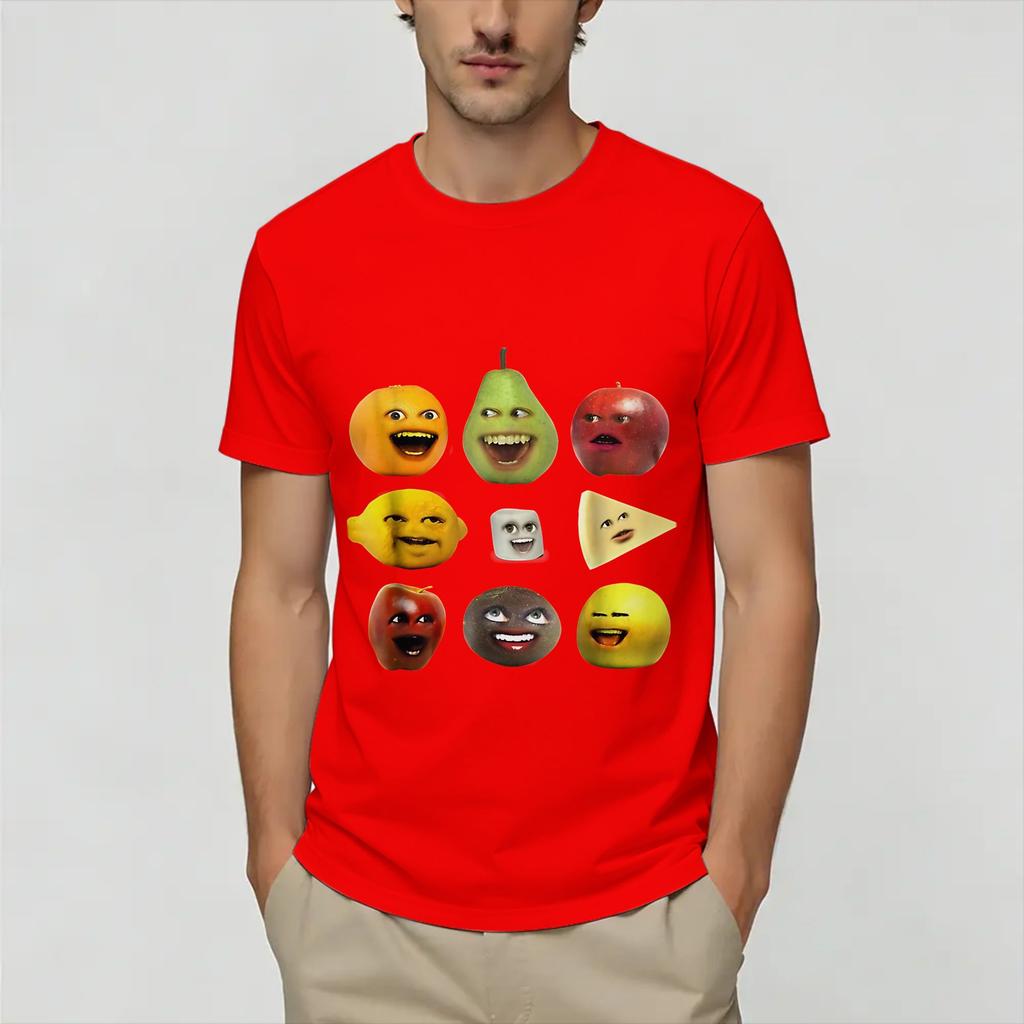 Unisex TShirt Funny Annoying Oranges Funny 100 Cotton Tees Short Sleeve T Shirts Crewneck Clothes Printed