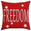 Freedom and Blessing Pattern Home Decor Pillow Cover Living Room Sofa Polyester Cushion Cover with Zipper
