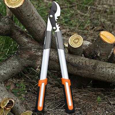 Long Length Scissor Hedge Anvil Shear Anti-Slip Grip Garden Pruning Hand Tool Ratchet Cut Tree Branch Garden Tools