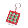 1ks mini zajímavá hra piškvorky, přívěsek na klíče, puzzle, dekomprese, xo spin, šachová hra, dětské hračky