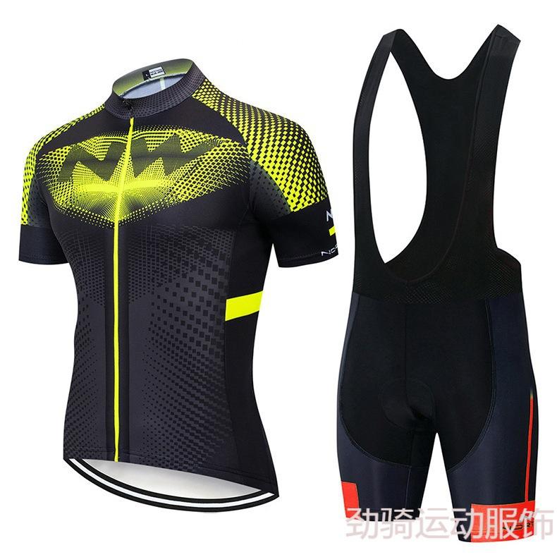 NW Team Edition Short Sleeve Cycling Suit Men's Summer Road Cycling Mountain Suit Sports