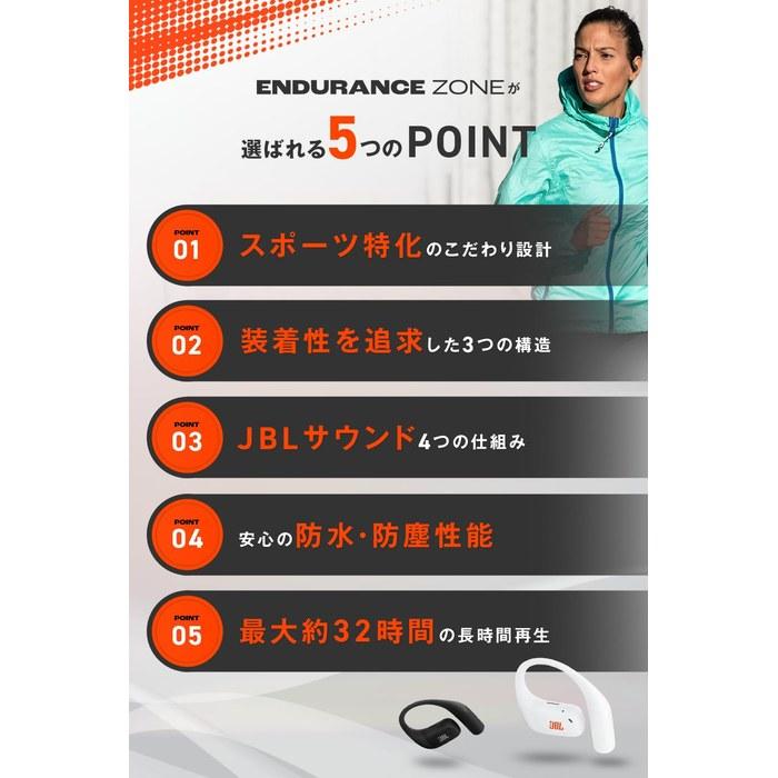 JBL Endurance ZONE Open-Ear Wireless Earbuds (Black)