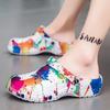 Fashion Creatar Trendy Summer Women Clogs Slipper Fashion Printing Design Beach Slides Outdoor Sports Sandals EVA Sole Male Garden Shoes