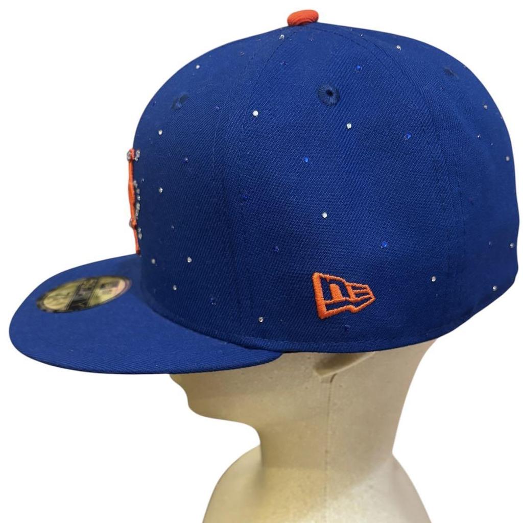 [USED] Super Rare! NY New York Mets Jewel Bling Stone New Era Yzerr
