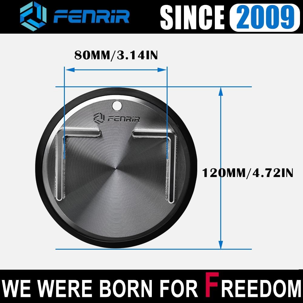 FENRIR 304 Stainless Steel Kickstand Pad Plate Support Coaster Accessory For Harley Davidson Indian Honda Yamaha Kawasaki Suzuki Triumph BMW KTM