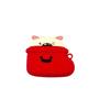 For Airpods Case,Red Sock Dog Case For Airpods Pro Case,Soft Silicone Earphone Cover For Airpods Pro 2 Case For Girls/Women