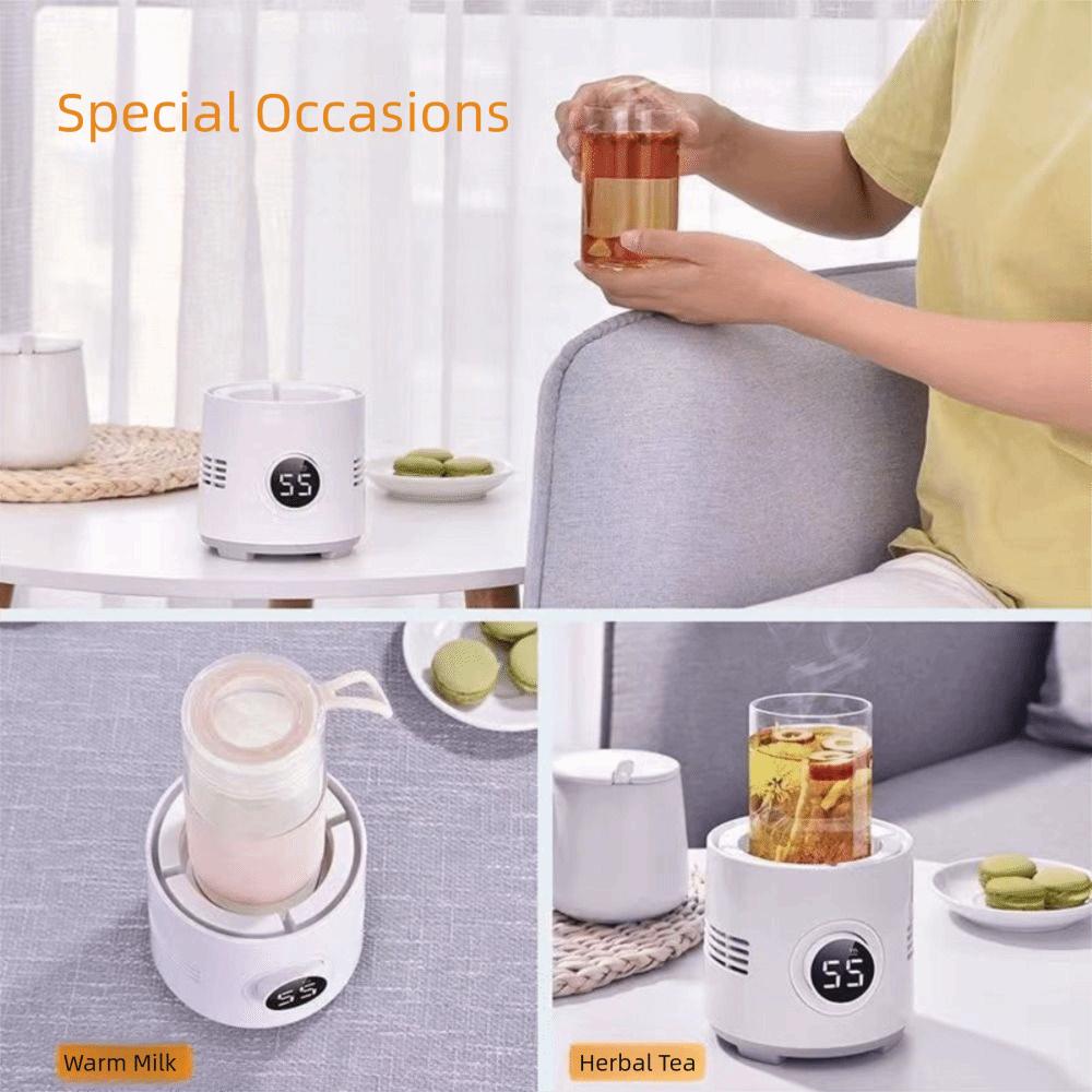 Fast Cooling 2 In 1 Drinks Cup USB Powered Dual-purpose Coffee Mug Warmer Constant Temperature Portable Design