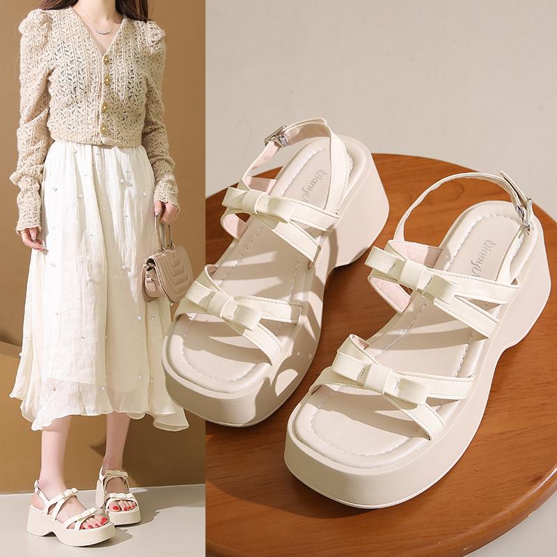 Fashion Roman Style New Fashion Flat Platform Women's Shoes Sandals Summer High Heels Casual Women's Sandals Shoes for Women