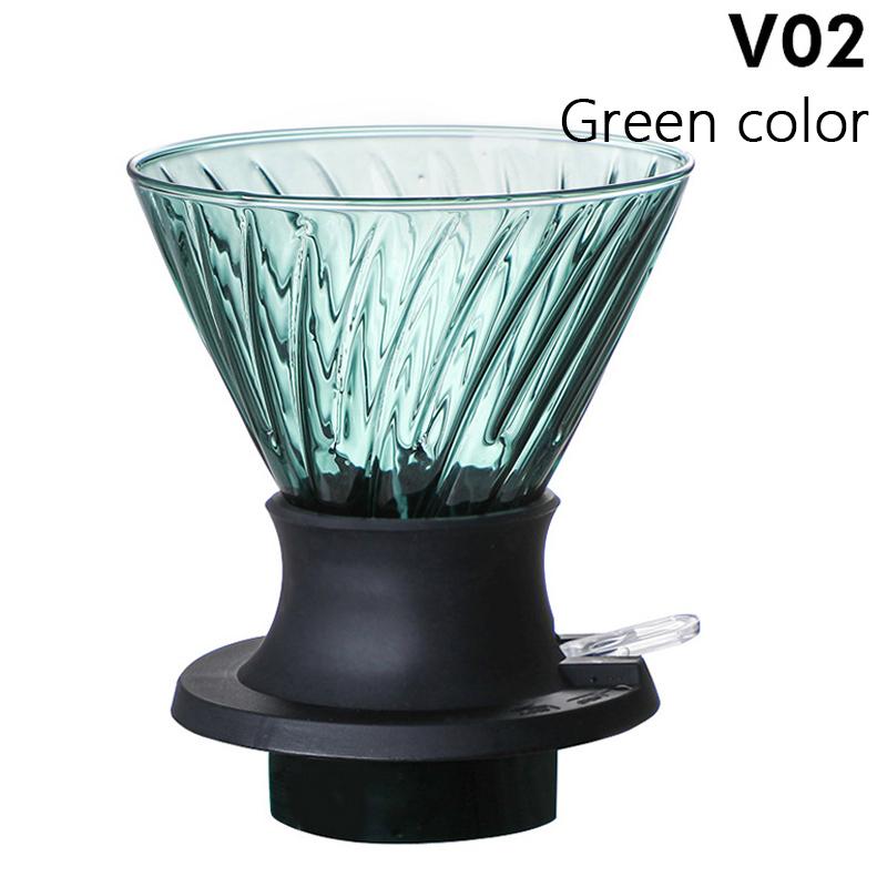 Immersion Coffee Dripper Glass Coffee Dripper Switch Hand Brewing Coffee Maker Filters for Home/Commercial Coffee Accessories