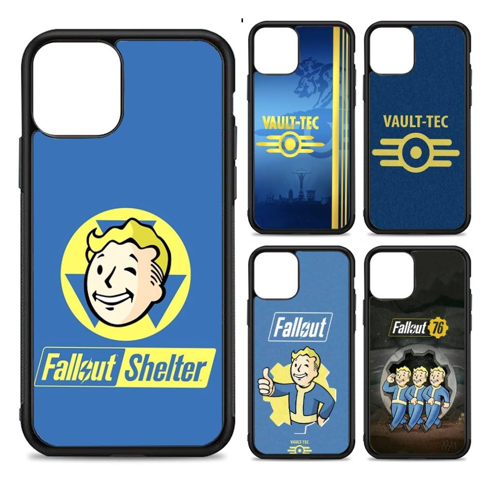 F-Fallout S-Series 4 Cool Game PC+TPU Phone Case For iPhone 17 16 15 14 13 12 11 Pro Max Plus Kawaii Cartoon Cover
