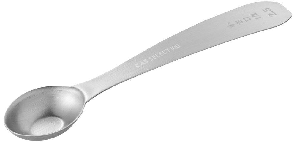 KAI SELECT100GL Oval Measuring Set of 5 Spoons, (DH3129)