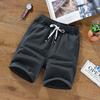 Summer Casual Korean Cotton and Linen Shorts Men's Plus Fat Plus Fat Fat Guy Plus Size Beach Pants Linen Five-point Pants