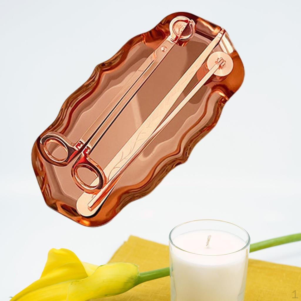 Candle Accessory Set ,Candle Dipper,Candle ,Storage Tray Plate