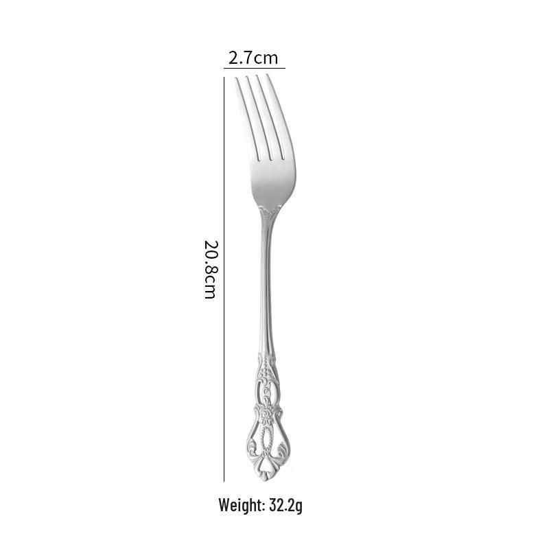 Abay Embossed Stainless Steel Western Cutlery