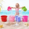 6 Pcs Water-Splashing Festival Toy Water-Splashing Festival Buckets Sand Pails  Outdoor Summer