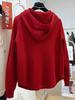Cross-Border Solid Color Korean High-End Hooded Half-Zip Women's Long Sleeve Autumn Winter Pullover Base Layer Shirt
