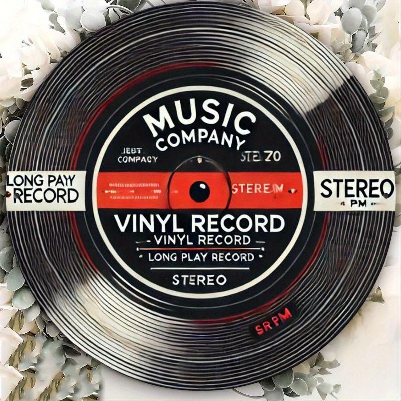 

Retro Vinyl Record Metal Painting Wall Decor for Living Room Bar Cafe