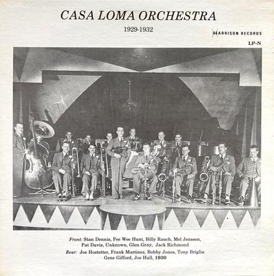 LP Record CASA LOMA ORCHESTRA - Casa Loma Orchestra 1929-1932 LPN Harrison Record US Jazz Used