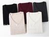 Chic Women's Slim Fit 100% Wool V-Neck Sweater - Versatile Solid Color for Autumn/Winter