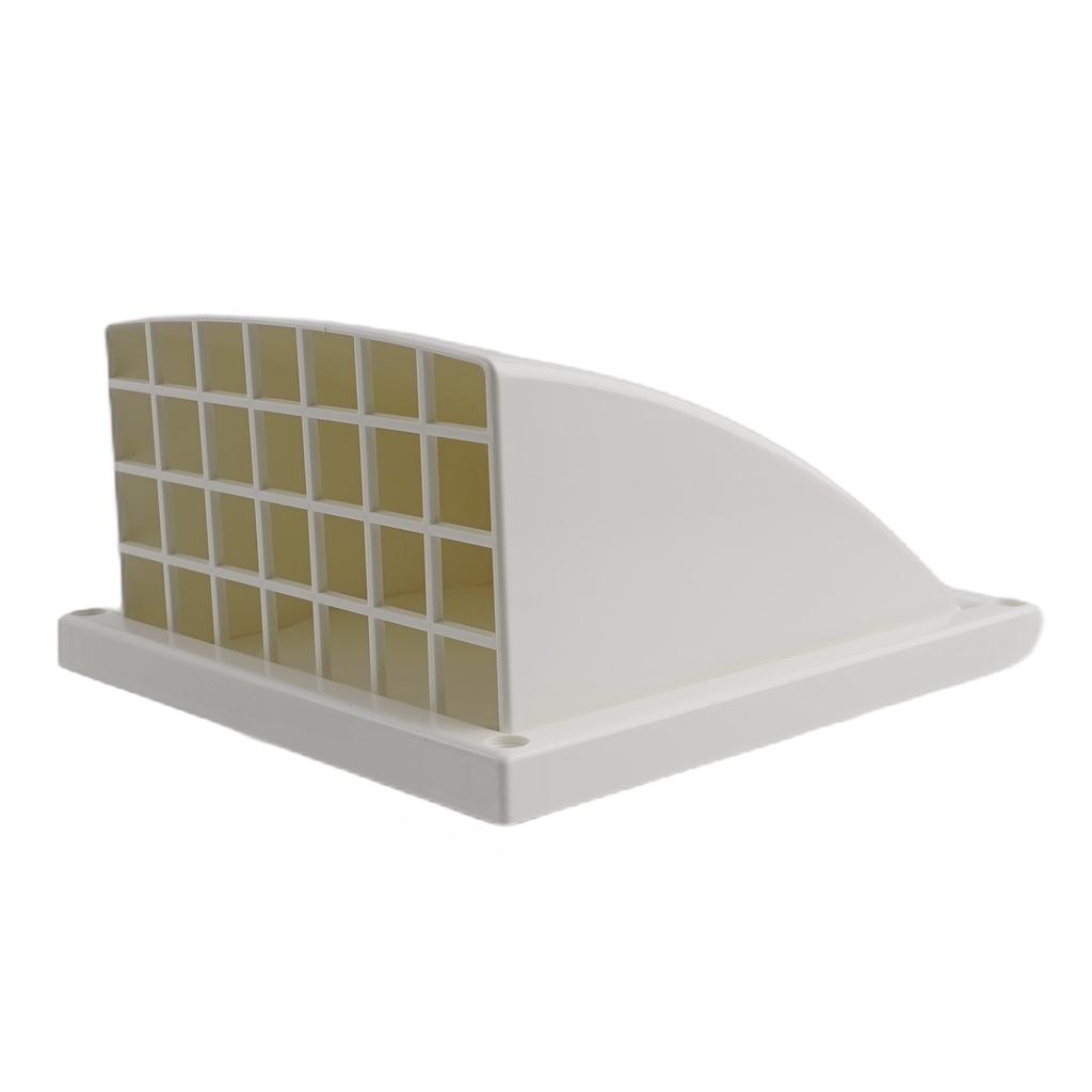 ABS Exhaust Hood ABS Exterior Wall Ventilation Grille Efficient Airflow Control Flange And Filter Design Convenient Insertion