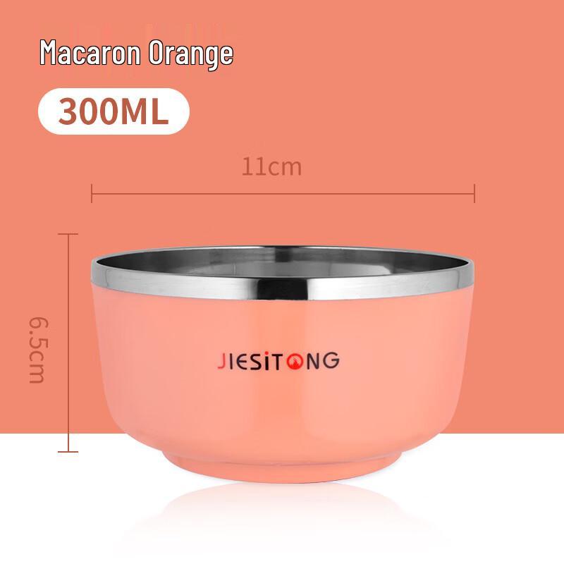 Abay 304 Stainless Steel Insulated Rice & Noodle Bowl with Lid