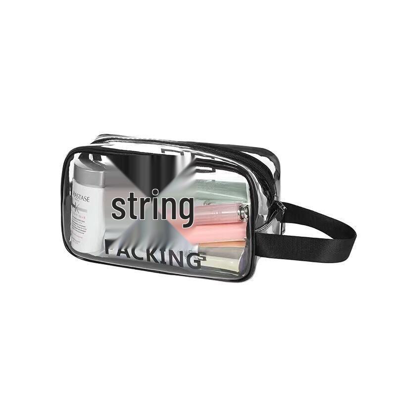 

Large Waterproof PVC Transparent Makeup Bag - High-End Travel Storage with Spacious Capacity