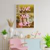Lost In Music Vintage Female Art Portrait Musician Funny Lady Quote Poster Retro Woman Canvas Painting Lucky Room Home Decor