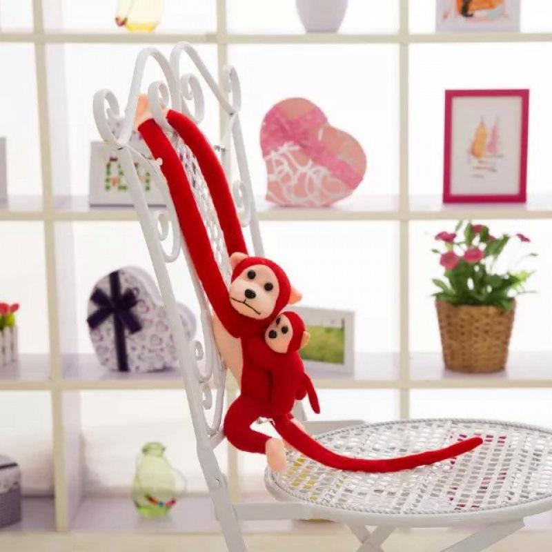 Long-armed Monkey Plush Toy Curtain Strap Monkey Doll Curtain Buckle Electric Car Anti-collision Doll Children's Rag Doll