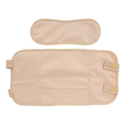 Castor Oil Pack Kit Reusable Soft Adjustable Castor Oil Neck Waist Wrap for Insomnia Liver