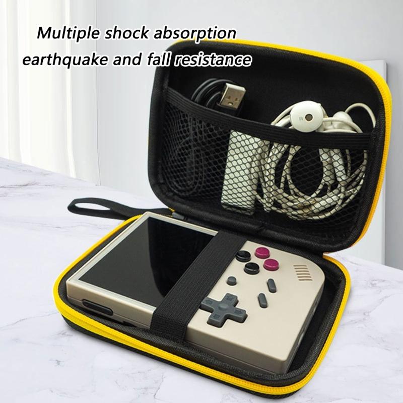 Carry Case for BATLEXP G350 Scratchproof Storage Case Handheld Game Console Shockproof Protector Case with Mesh Pocket