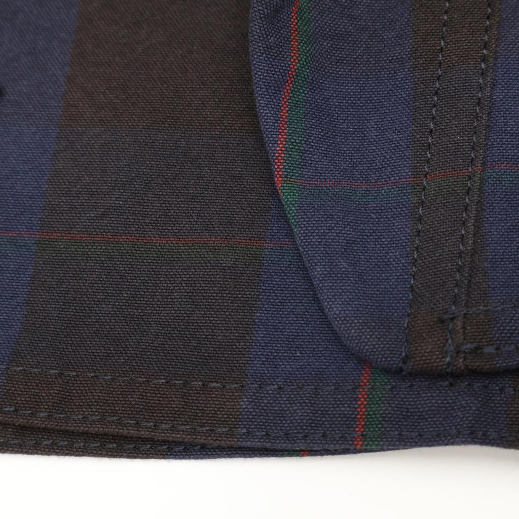 BACCA Blue canvas check bolero jacket Jacket 36 blueUsed