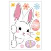 Easter Bunny with Eggs Static Cling Window Stickers for Glass Decoration 2026